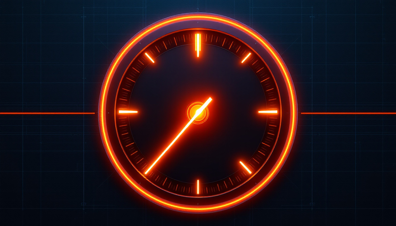 A six-segment confluence gauge with four segments lit and a clean slice across it
